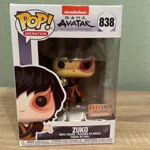Zuko box lunch exclusive funko pop